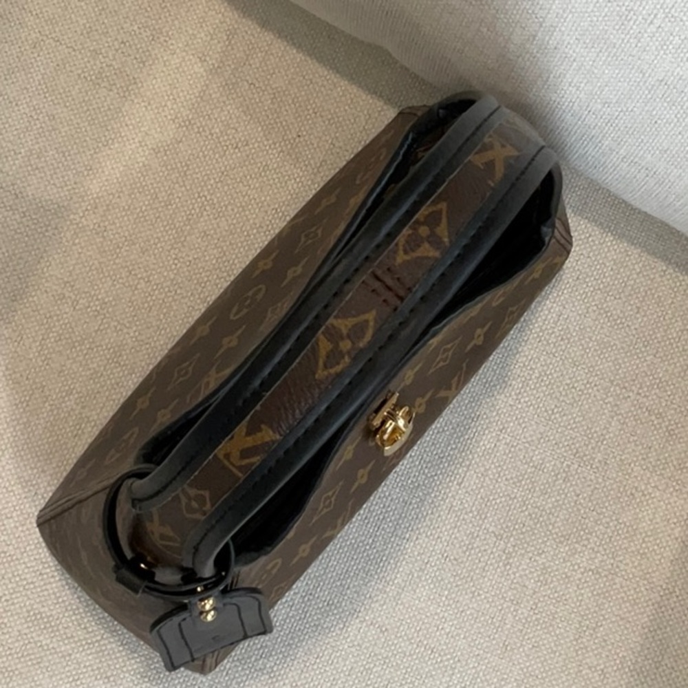 Monogram Brown & Black Handbag - Picture 5 of 11